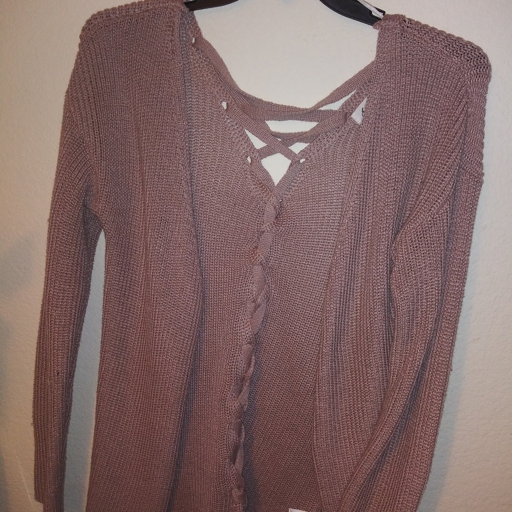 Beautiful dusty rose cardigan